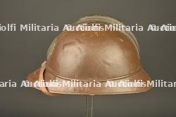Casque belge en liège recouvert de toile moutarde. Belgian cork helmet covered in mustard canvas — photo 8