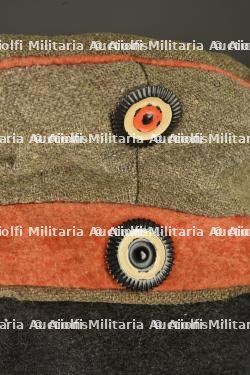 Mutze M1907 feldgrau d'infanterie prussienne. Model 1907 feldgrau visor cap of Prussian infantry — miniature 3
