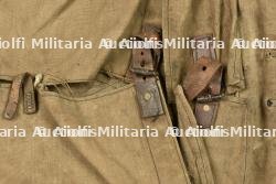Havresac français ersatz en toile d'un soldat du 65e RI. French ersatz canvas backpack belonging to a soldier of the 65th Infantry Regiment — miniature 2