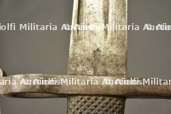 Baïonnette allemande de chasseur type Hirschfanger M1865 régimentée Garde Schutzen. German Jäger bayonet type Hirschfänger Model 1865 regimentally marked to the Garde Schützen — photo 3