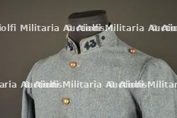 Vareuse bleu horizon modèle 1915 du 43e de Ligne. Model 1915 horizon blue tunic of the 43rd Line Infantry Regiment — photo 6