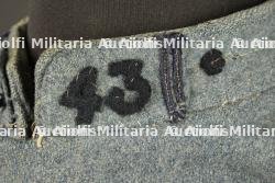 Vareuse bleu horizon modèle 1915 du 43e de Ligne. Model 1915 horizon blue tunic of the 43rd Line Infantry Regiment — miniature 8