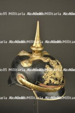 Casque à pointe d'officier bavarois. Bavarian officer’s pickelhaube — photo 17