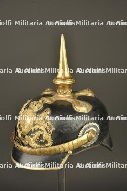Casque à pointe d'officier bavarois. Bavarian officer’s pickelhaube — photo 18