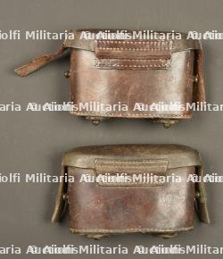 Lot de 2 cartouchière allemande 1887-88 pour troupes techniques. Lot of two German Model 1887 88 ammunition pouches for technical troops