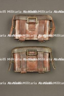 Lot de 2 cartouchière allemande 1887-88 pour troupes techniques. Lot of two German Model 1887 88 ammunition pouches for technical troops — photo 8