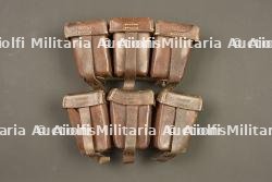Lot de 2 cartouchières allemandes M1909. Lot of two German Model 1909 ammunition pouches — photo 1
