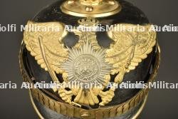 Casque à pointe d'un sous officier supérieur de la Garde. Pickelhaube of a senior NCO of the Guard — miniature 8