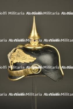 Casque à pointe d'un sous officier supérieur de la Garde. Pickelhaube of a senior NCO of the Guard — photo 11