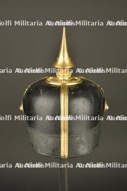 Casque à pointe d'un sous officier supérieur de la Garde. Pickelhaube of a senior NCO of the Guard — photo 12