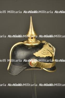 Casque à pointe d'un sous officier supérieur de la Garde. Pickelhaube of a senior NCO of the Guard — miniature 14
