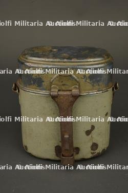 Gamelle, quart et couverts allemands. German mess tin, drinking cup and cutlery set — photo 3