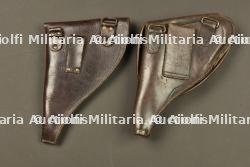 Lot de deux étuis pour revolver français 1892. Lot of two holsters for French Model 1892 revolver — miniature 4