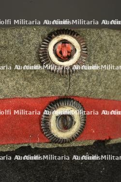 Mutze M1907 feldgrau d'infanterie prussienne. Model 1907 feldgrau visor cap of Prussian infantry — miniature 5