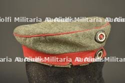 Mutze M1907 feldgrau d'infanterie prussienne. Model 1907 feldgrau visor cap of Prussian infantry — miniature 9