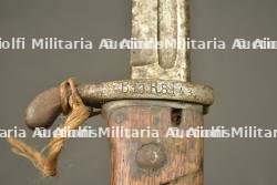 Baïonnette S98 nA du 13 JR Bavarois avec étiquette de prise à Laneuville. German S98 nA bayonet of the Bavarian 13th Infantry Regiment with capture tag from Laneuville — miniature 5