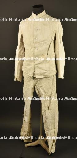 Veste et pantalon de travail du Garde Feld Artillerie Regiment Nr 1. Work jacket and trousers of the Guard Field Artillery Regiment No. 1.