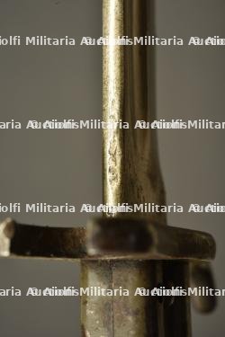 Baïonnette ersatz avec porte fourreau. Ersatz bayonet with frog. — photo 2