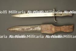 Baïonnette ersatz avec porte fourreau. Ersatz bayonet with frog. — photo 3