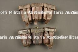 Lot de 2 cartouchières allemandes M1909. Lot of two German Model 1909 ammunition pouches