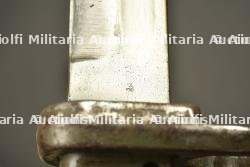 Baïonnette ersatz avec porte fourreau. Ersatz bayonet with frog. — photo 2