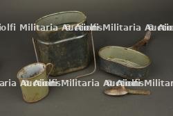 Gamelle, quart et couverts allemands. German mess tin, drinking cup and cutlery set — photo 6
