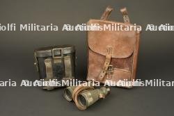 Jumelles et porte carte allemands. German binoculars and map case