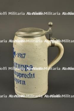 Chope en grès Kronprinz Rupprecht von Bayern 1917. Stoneware stein Kronprinz Rupprecht von Bayern 1917 — miniature 5