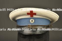 Casquette de sous-officier Sanitaire bavarois. Bavarian medical NCO visor cap.