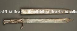 Baïonnette allemande 98-05 dents de scie. German 98/05 sawback bayonet — miniature 4