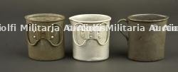Lot de 3 quarts allemands de différents modèles. Lot of three German drinking cups of different models — photo 5
