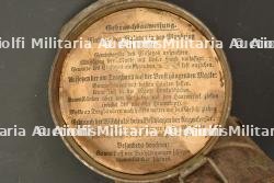 Lot de 2 boîtes de masque anti-gaz allemands. Lot of two German gas mask canisters — photo 2