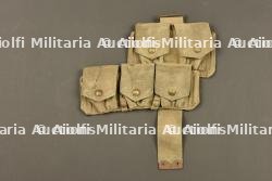 Cartouchière anglaise en web 1908 côté droit. British Pattern 1908 webbing ammunition pouch right side