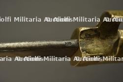 Baïonnette ersatz EB21 à poignée laiton. Ersatz bayonet EB21 with brass hilt — miniature 2
