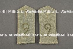Paire de pattes d'épaule Chasseurs bavarois ou troupes de montagne. Pair of Bavarian Jäger or mountain troop shoulder straps