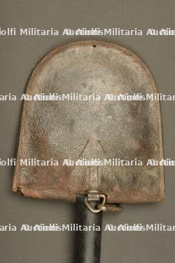 Pelle de Pionnier allemand avec son étui cuir. German Pioneer shovel with leather carrier — photo 6