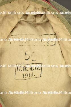 Mutze feldgrau de Pionnier ou Artilleur de la Garde. Feldgrau Mütze of a Guard Pioneer or Guard Artillery soldier. — photo 2