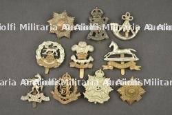 Lot de 10 insignes anglais d'infanterie. Lot of 10 British infantry badges