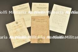 Ensemble de diplômes. Group of diplomas.