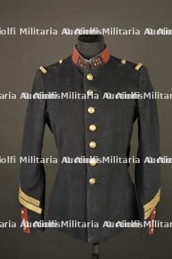 Tunique 1897 121ème RI. Model 1897 tunic of the 121st Infantry Regiment.