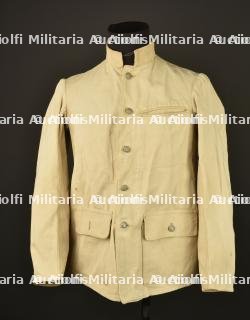 Vareuse en toile 1914-21. Canvas service tunic, 1914–1921 pattern.