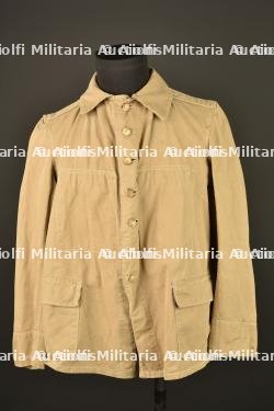 Vareuse en toile 1921. Canvas service tunic, 1921 pattern.