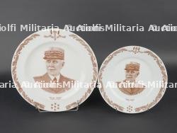 Assiette Maréchal Pétain. Marechal Petain plate.