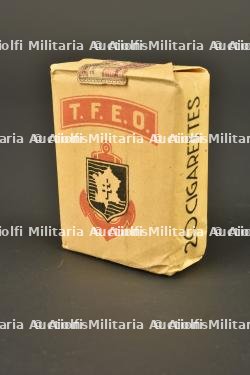 Paquet de cigarettes TFEO. TFEO cigarette pack.