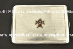 Etui à cigarettes 3ème bataillon Thaï. Cigarette case of the 3rd Thai Battalion.