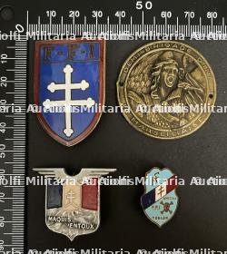 FRANCE Dpt13 83 et 84 INSIGNES FFI. France FFI insignia Departments 13 83 and 84