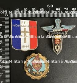 FRANCE Dpt14 INSIGNES FFI. France FFI insignia Department 14