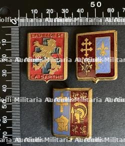 FRANCE Dpt72 et 49 INSIGNES FFI. France FFI insignia Departments 72 and 49