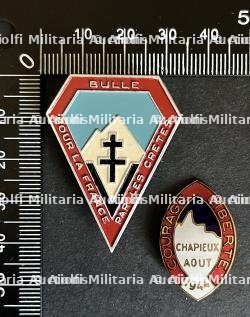 FRANCE Dpt73 INSIGNES FFI. France FFI insignia Department 73