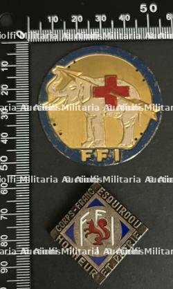 FRANCE Dpt33 INSIGNES FFI. France FFI insignia Department 33